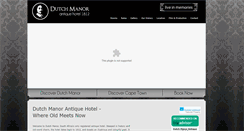 Desktop Screenshot of dutchmanor.co.za